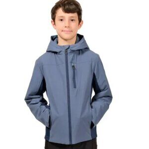 Spyder Kid's Attached Hooded Superlite Jacket size large NWT
